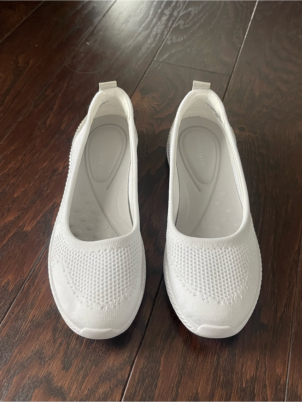 Easy Spirit Women Glitz Casual Slip-On Walking Shoe White Size 9.5N NEW